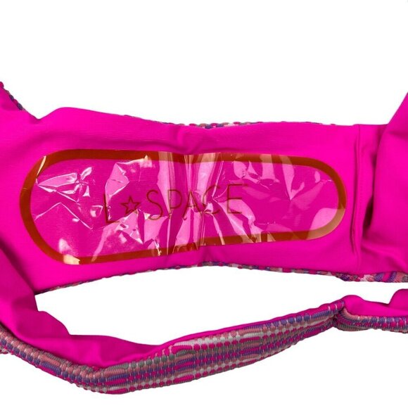L*Space Women’s Camacho Classic Bikini Bottom Multicolor Striped Size XL New - Picture 6 of 10